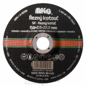 Rezný kotúč na kámen 125x2,5x22,2mm 