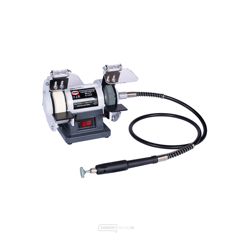 BKLH-75 - Dvojkotúčová brúska s ohybným hriadeľom