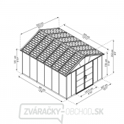 Palram Rozširovací modul 11x4,1 pre domy série Yukon 11 (antracit)  Náhľad