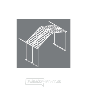 Palram Rozširovací modul 11x4,1 pre domy série Yukon 11 (antracit) 