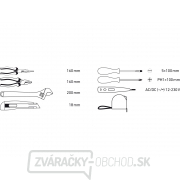 Sada náradia 8ks, CrV Náhľad