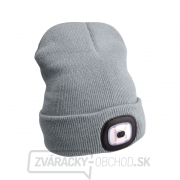 čiapka s čelovkou 45lm, nabíjací, USB, šedá, univerzálna veľkosť čiapka s čelovkou 45lm, nabíjací, USB, šedá, univerzálna veľkosť gallery main image