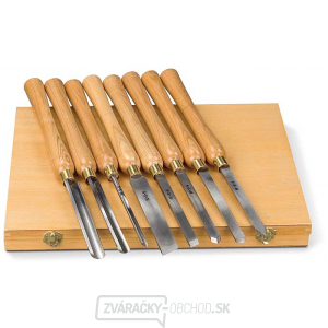 Sústružnícke dláta na drevo sada 8 ks Sústružnícke dláta na drevo sada 8 ks gallery main image