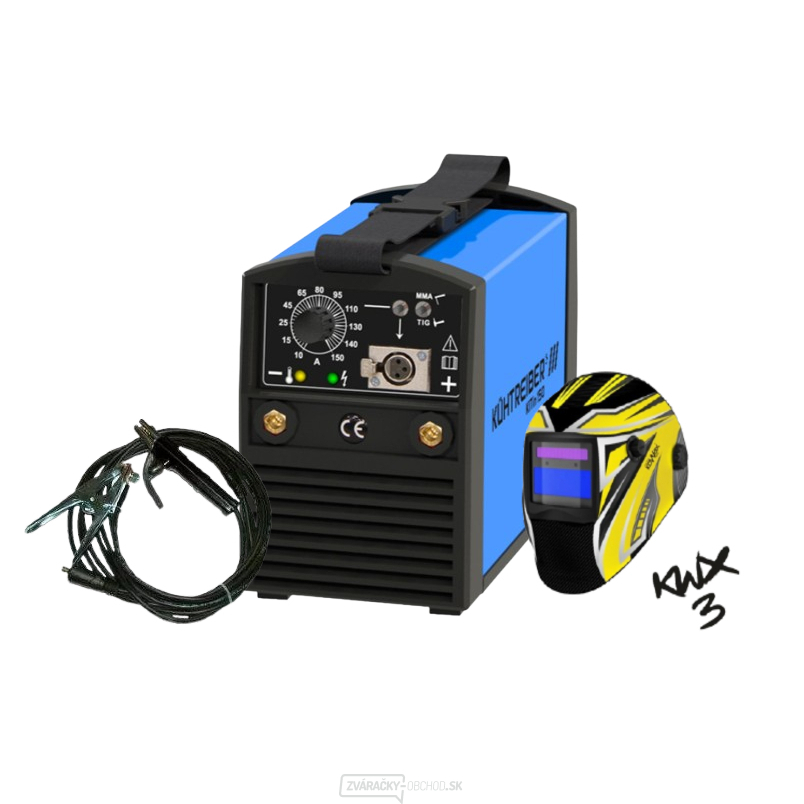 KITin 150 + zváracie káble 25/5 m + samostmievacie kukla