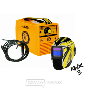 Zvárací invertor GAMA 1550 + káble 25/5m + sam.kukla Zvárací invertor GAMA 1550 + káble 25/5m + sam.kukla gallery main image