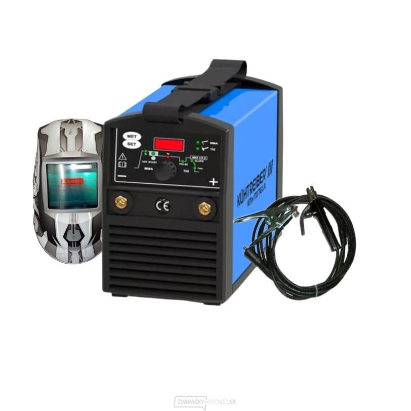 KITin 170 TIG LA + káble 25/5m + kukla ROBOT