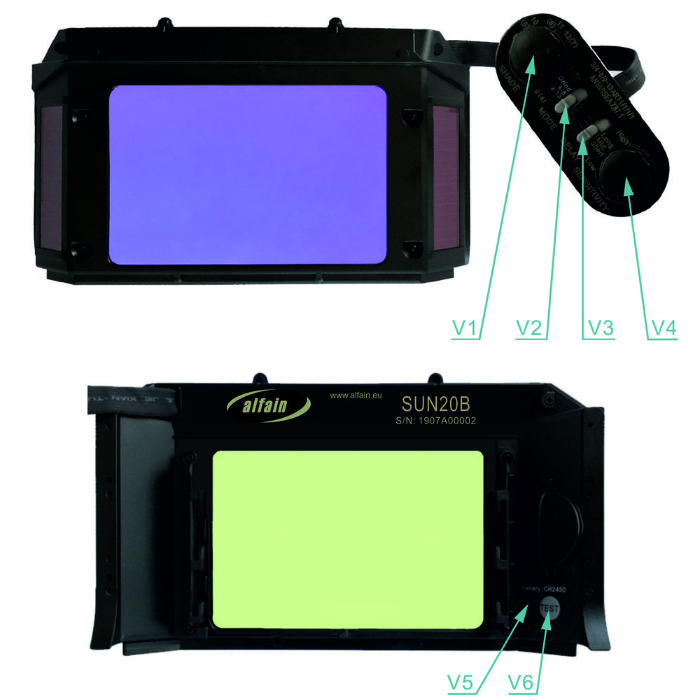 Samostmievacia kazeta pre odsávač pár S20B Flipper vrátane ovládania stmievania a gombíkov