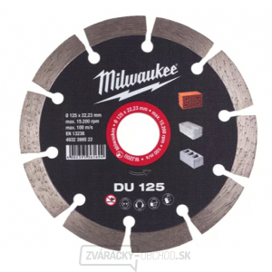 Milwaukee Diamantový kotúč DU 125 - 1ks