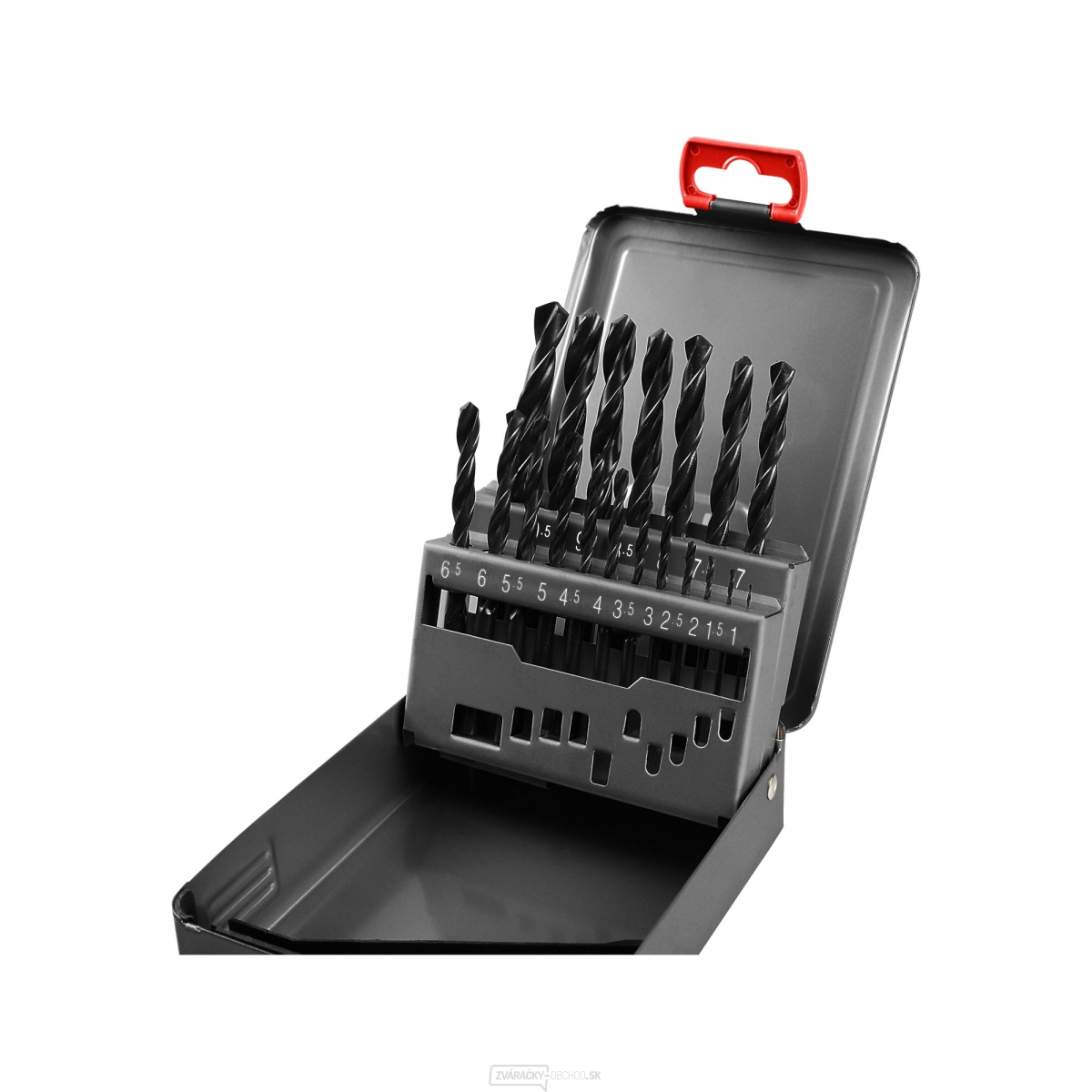 Vrtáky do kovu, súprava 19ks, O 1-10mm, HSS Vrtáky do kovu, súprava 19ks, O 1-10mm, HSS gallery main image