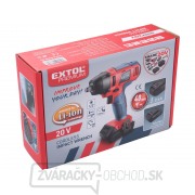 Aku rázový uťahovák Extol 1/2