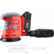 Akumulátorová excentrická brúska Extol Premium SHARE20V, 20V Li-ion, 2000mAh, 125mm náhled