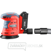 Akumulátorová excentrická brúska Extol Premium SHARE20V, 20V Li-ion, 2000mAh, 125mm náhled