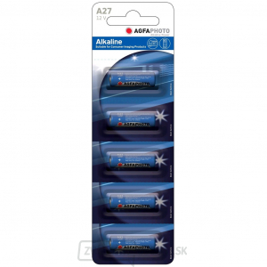 AgfaPhoto alkalická batéria 27A-LR27A, blister 5ks AgfaPhoto alkalická batéria 27A-LR27A, blister 5ks
