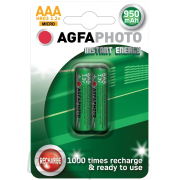 AgfaPhoto-nabité batérie AAA, 950mAh, 2ks AgfaPhoto-nabité batérie AAA, 950mAh, 2ks gallery main image