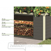 Vyvýšený záhon KARIBU HOCHBEET 190 (73088) natur náhled