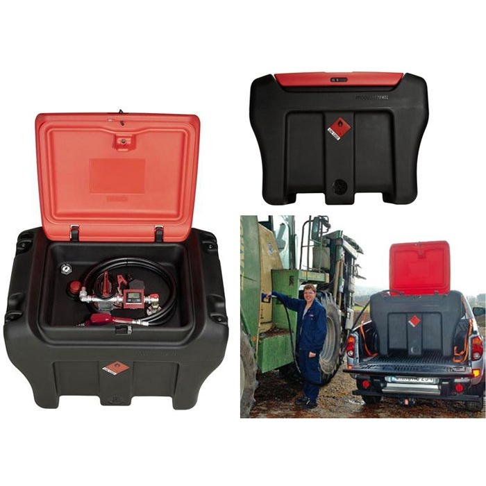 Mobilná nádrž na naftu 450 l s elektrickým čerpadlom 230 V PRESSOL mobiMASTER 26 434