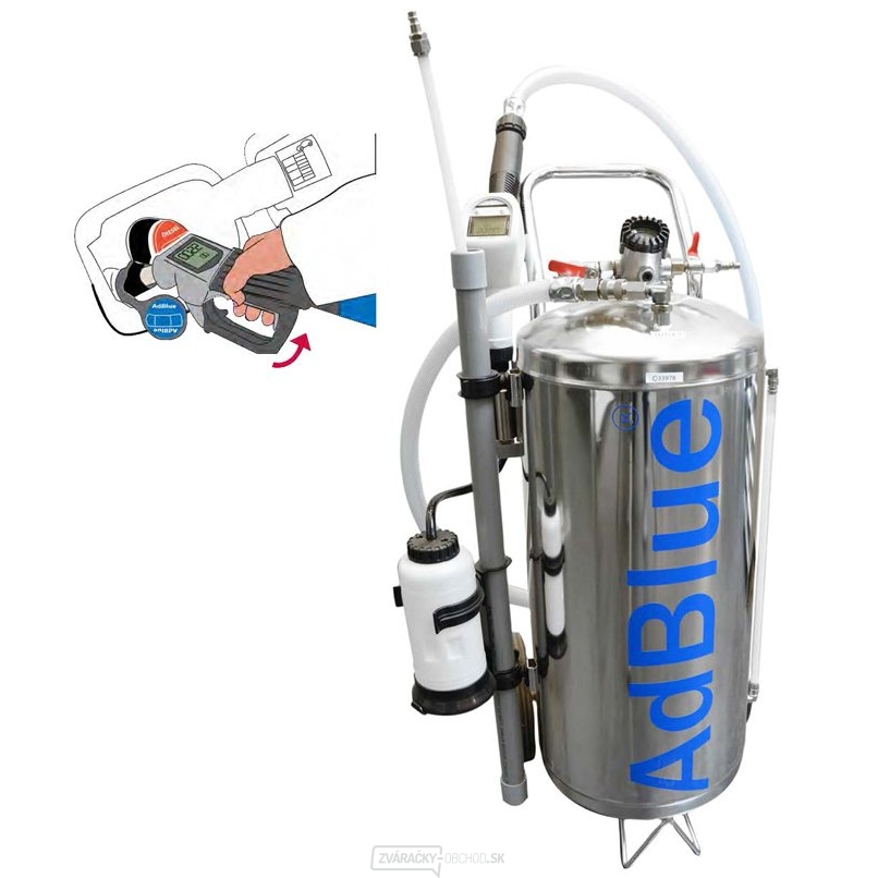 Pojazdná pneumatická plnička AdBlue HU46020