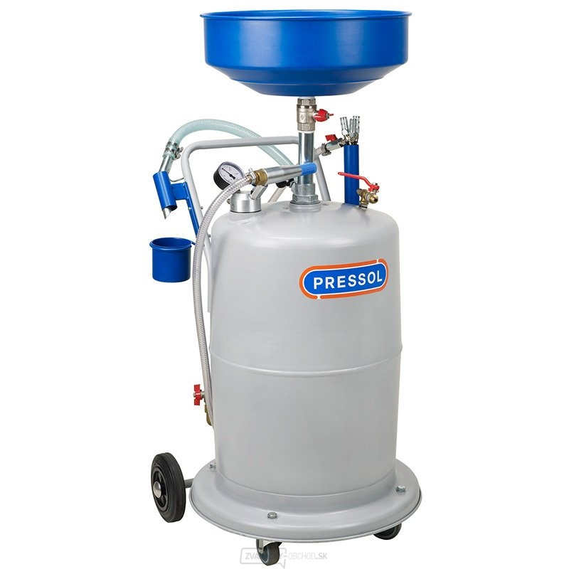 Mobilná pneumatická nádoba na olej s odsávacou jednotkou PRESSOL 27 622 891 Mobilná pneumatická nádoba na olej s odsávacou jednotkou PRESSOL 27 622 891 gallery main image