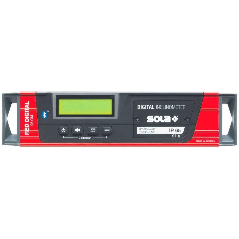 E-shop SOLA - RED 25 - digitálna vodováha 25cm 01730201