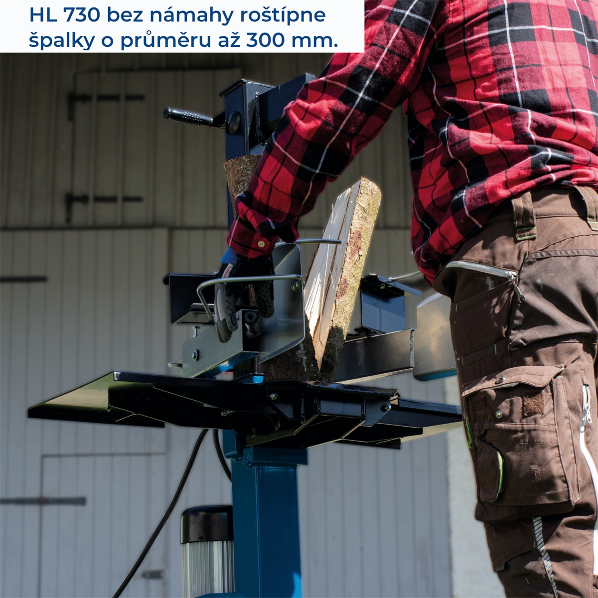 Scheppach HL 730 vertikálny štiepač na drevo 7t (400 V) Náhľad