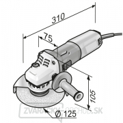 Flex Uhlová brúska s vynikajúcim výkonom 125mm L15-11 1500W Náhľad