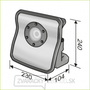 LED aku-plněspektrální svietidlo DWL2500 10,8/18,0 V náhled