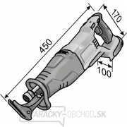 Flex Aku - šabľová píla 18,0 V s orbitálnym pohybom RSP DW 18.0-EC/5.0 Set náhled