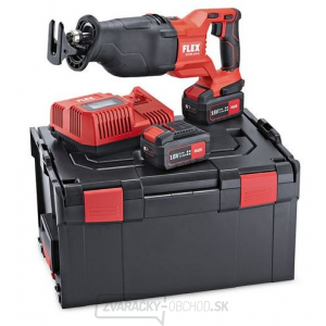 Flex Aku - šabľová píla 18,0 V s orbitálnym pohybom RSP DW 18.0-EC/5.0 Set Flex Aku - šabľová píla 18,0 V s orbitálnym pohybom RSP DW 18.0-EC/5.0 Set gallery main image