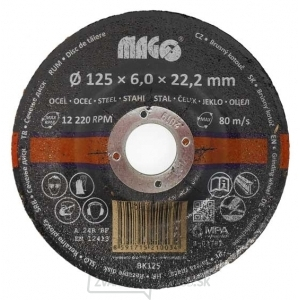 Brúsny kotúč na kov 125x6x22,2mm Brúsny kotúč na kov 125x6x22,2mm gallery main image