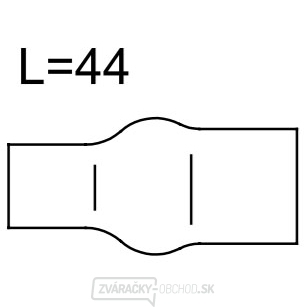 Keramická hubica č. 8 12,8x44 mm (42,0300,0464)