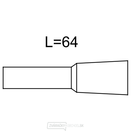 Keramická hubica č. 5 8,0x64 mm (42,0300,1121)