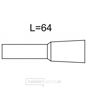 Keramická hubica č. 6 9,6x64 mm (42,0300,1122)