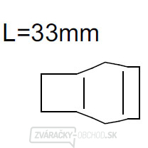 Keramická hubica č. 4 6,4x33 mm (42,0300,0820)