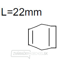 Keramická hubica č. 5 8,0x22 mm (42,0300,0817)