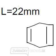 Keramická hubica č. 7 11,2x22 mm (42,0300,0819) gallery main image