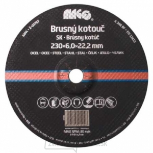 Brúsny kotúč na kov 230x6x22,2 mm 