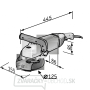 Flex Silná sanačná brúska s výkonom 1800 W pre brúsenie až do rohov 125 mm LD 18-7 125 R, Kit Turbo-Jet náhled