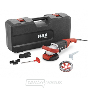 Flex Silná sanačná brúska s výkonom 1800 W pre brúsenie až do rohov 125 mm LD 18-7 125 R, Kit Turbo-Jet