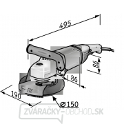 Flex Silná sanačná brúska s výkonom 1800 W pre brúsenie až do rohov 150 mm LD 18-7 150 R, Kit Turbo-Jet náhled