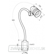 LED pracovná lampa WBL 3 Náhľad