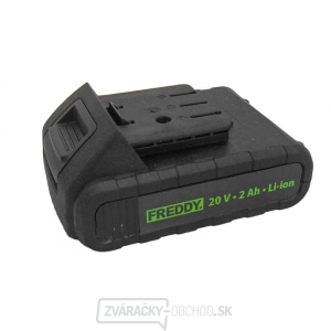 FREDDY - náhradné batérie k FR004/6 20V 2,0Ah, nový typ, konektor 3mm FREDDY - náhradné batérie k FR004/6 20V 2,0Ah, nový typ, konektor 3mm gallery main image