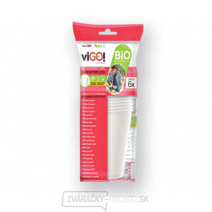 viGO! BIO papierový kelímok biely 250 ml,,, laminácia PLA,, 6 ks v... viGO! BIO papierový kelímok biely 250 ml,,, laminácia PLA,, 6 ks v... gallery main image