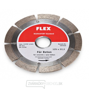 Flex Diamantjet - diamantový rezací kotúč standart na betón Diamantjet Ø 125 Flex Diamantjet - diamantový rezací kotúč standart na betón Diamantjet Ø 125