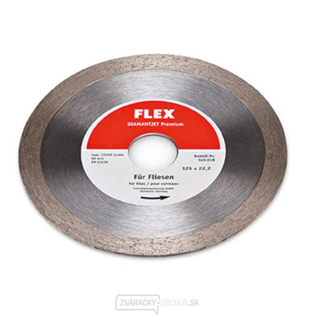 Flex Diamantjet - diamantový rezací kotúč premium na dlaždice Diamantjet premium Ø 125