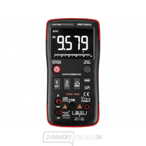 Multimeter digitálny, inverzný displej, True RMS, automatická voľba rozsahov Multimeter digitálny, inverzný displej, True RMS, automatická voľba rozsahov gallery main image