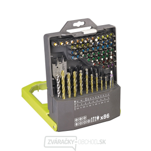 Ryobi RAK86MiXC Sada vrtákov a skrutkovacích bitov 86ks Ryobi RAK86MiXC Sada vrtákov a skrutkovacích bitov 86ks