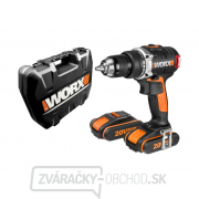 Aku vŕtací skrutkovač WORX Orange WX175 - Li-Ion 20V 2 * 2,0 Ah, 1hod. náhled