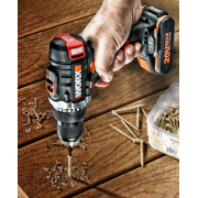 Aku vŕtací skrutkovač WORX Orange WX175 - Li-Ion 20V 2 * 2,0 Ah, 1hod. náhled