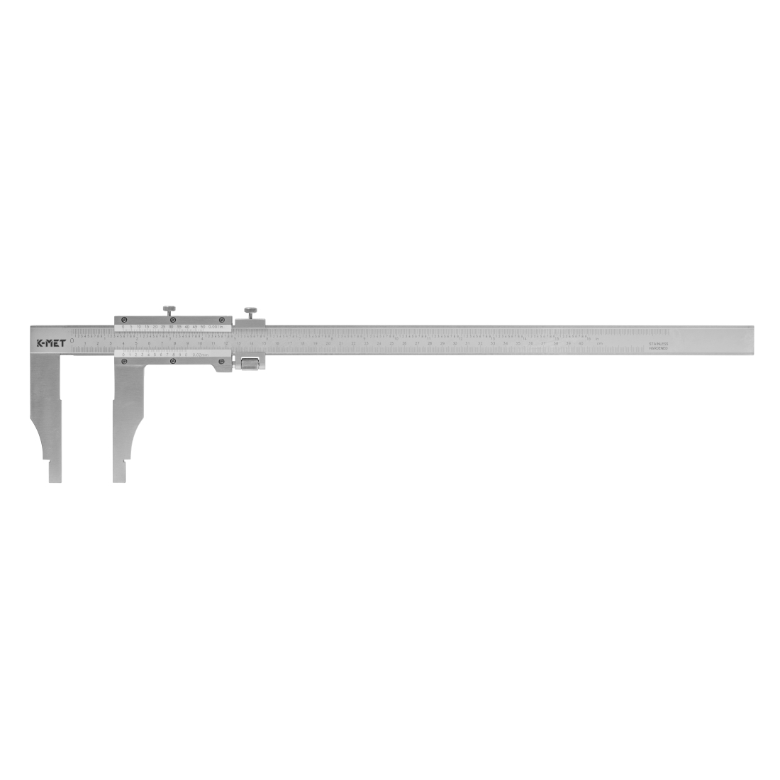 E-shop KINEX/K-MET Posuvné meradlo so stupnicou mm a inch KINEX 2000 mm, 0,05+1/128inch, 125 mm, ČSN 25 1231 6015-08-200