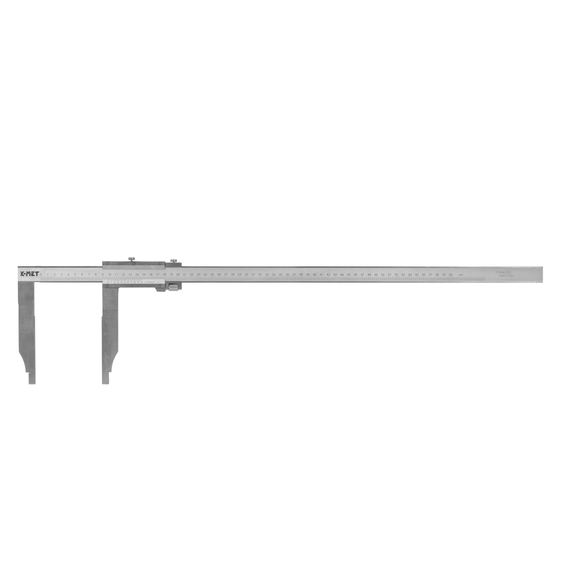 E-shop KINEX/K-MET Posuvné meradlo s jemným stavaním KINEX 2000 mm, 200 mm, 0,05 mm, DIN 862 6015-52-200